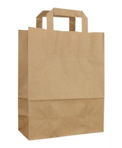 Kraft σακούλα μεταφοράς (delivery)