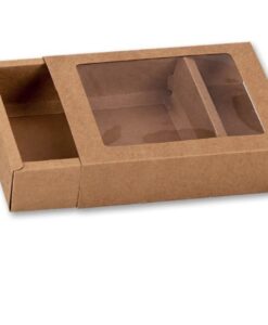 Κουτάκι χάρτινο με διαφάνεια συρταρωτό