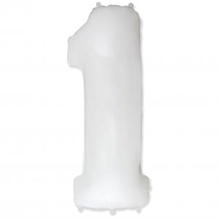 Άσπρο Foil Μπαλόνι