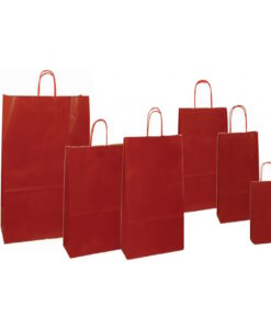 Κόκκινη  χάρτινη τσάντα