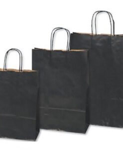 Μαύρη  χάρτινη τσάντα