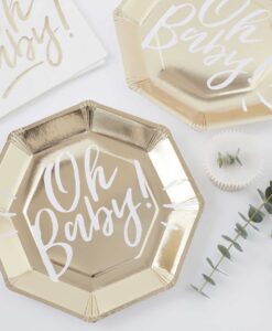 Πιατάκια "Oh Baby"  – Ιδανικά για Baby Shower