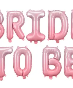 Foil Μπαλόνια "Bride to Be" – Ιδανικά για Bachelorette Party