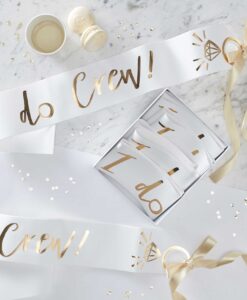 Κορδέλες "i do crew" 6τεμάχια