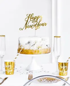 Topper "Happy New Year" – Λάμψη & Γιορτινή Διάθεση!