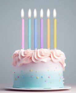 Μεταλλικά Κεριά Γενεθλίων – Λαμπερή Ευχή!