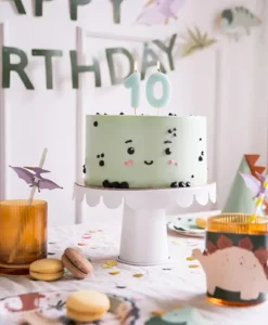 Κεράκι γενεθλίων 0-9 light blue