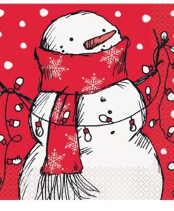 Χαρτοπετσέτα χιονάνθρωπος