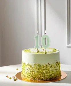 Κεράκι γενεθλίων χρώμα μέντα- Δώστε Λάμψη στις Ευχές σας!