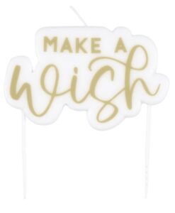 Κεράκι Τούρτας Make A Wish - Ιδανικό για Γενέθλια και Εορτές