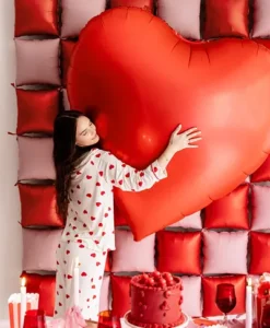 Μπαλόνι τεράστιο καρδιά 165cm foil